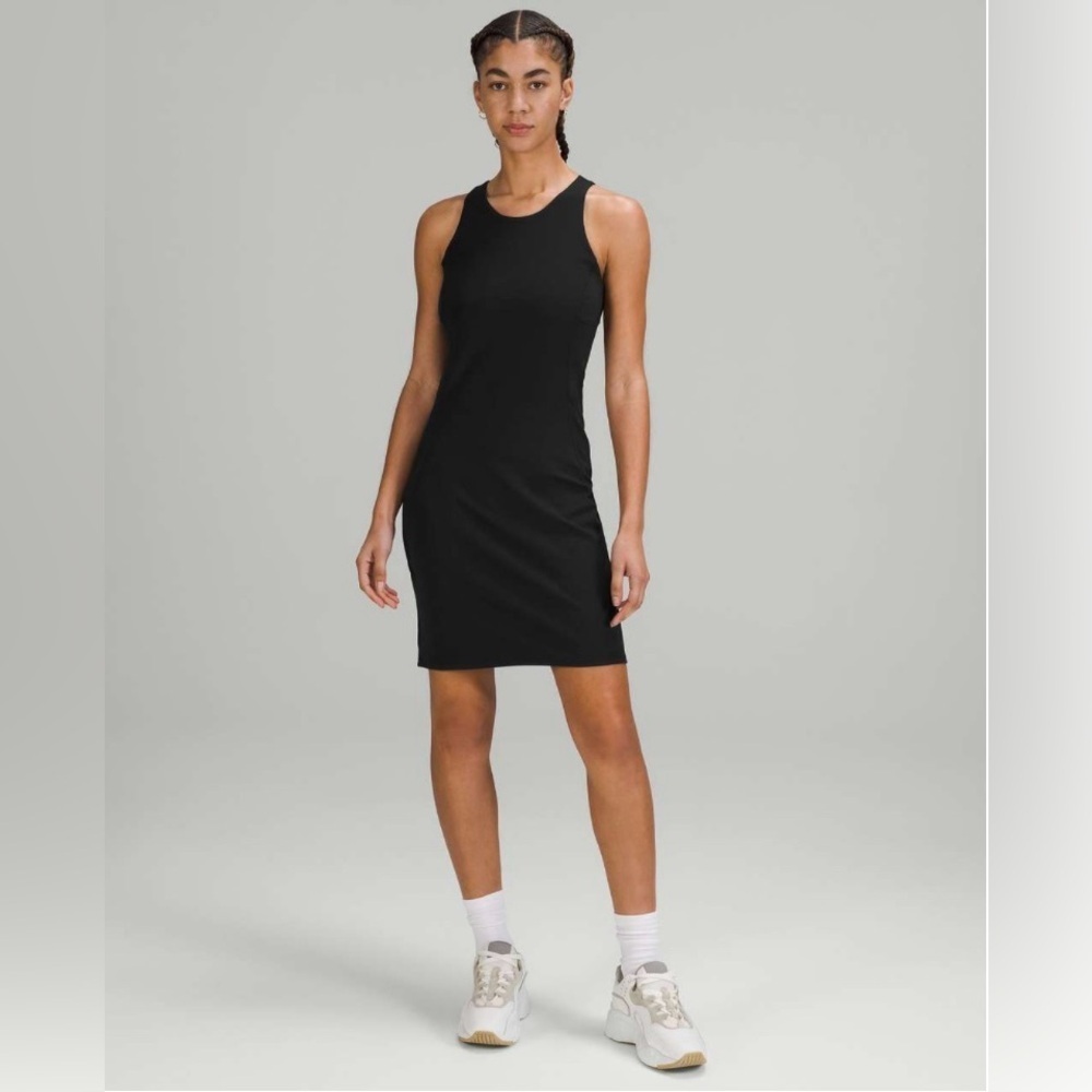 Lululemon Slim-Fit Above-Knee Dress in Black - Picture 1 of 7